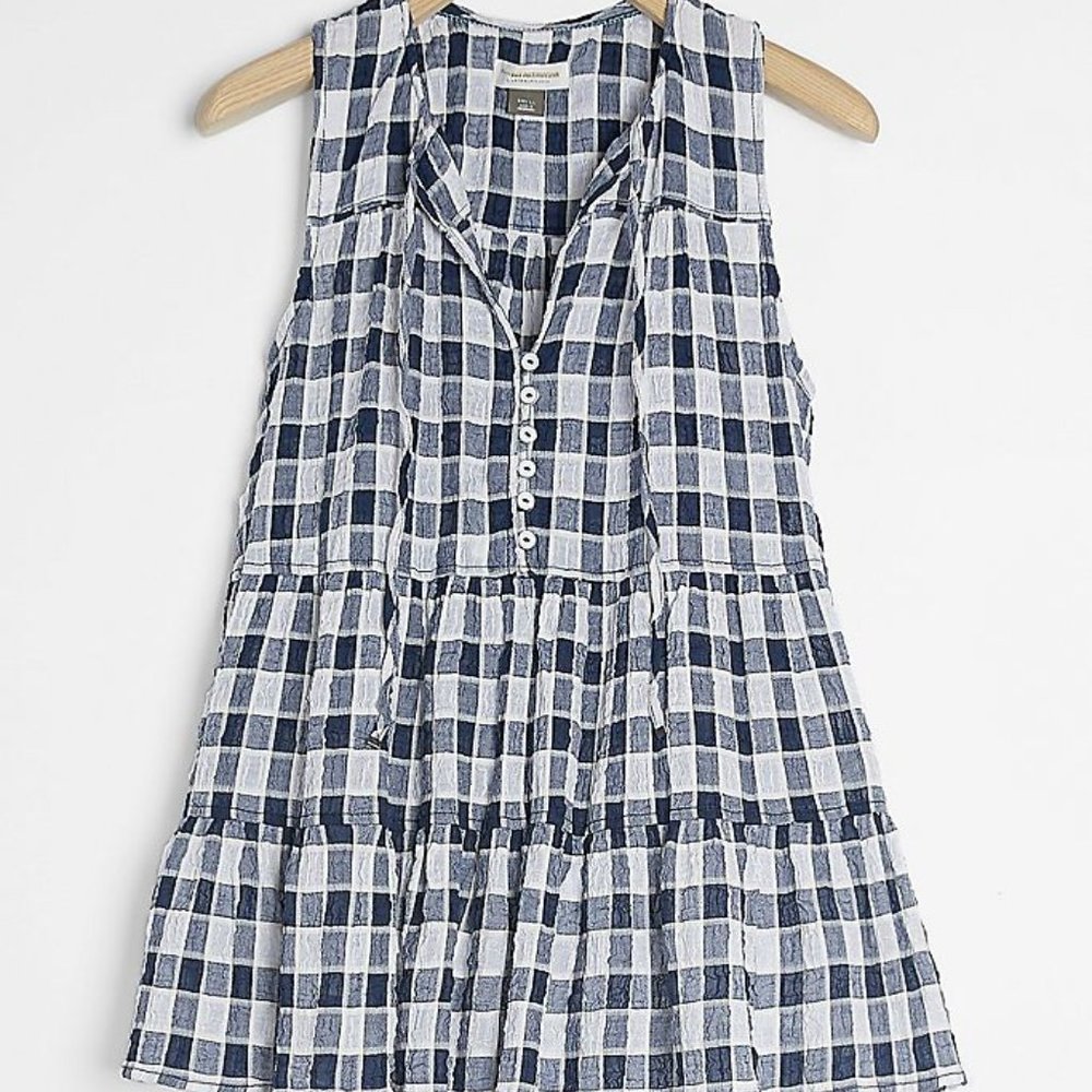 Anthropologie Neve Tiered Blouse NWOT
